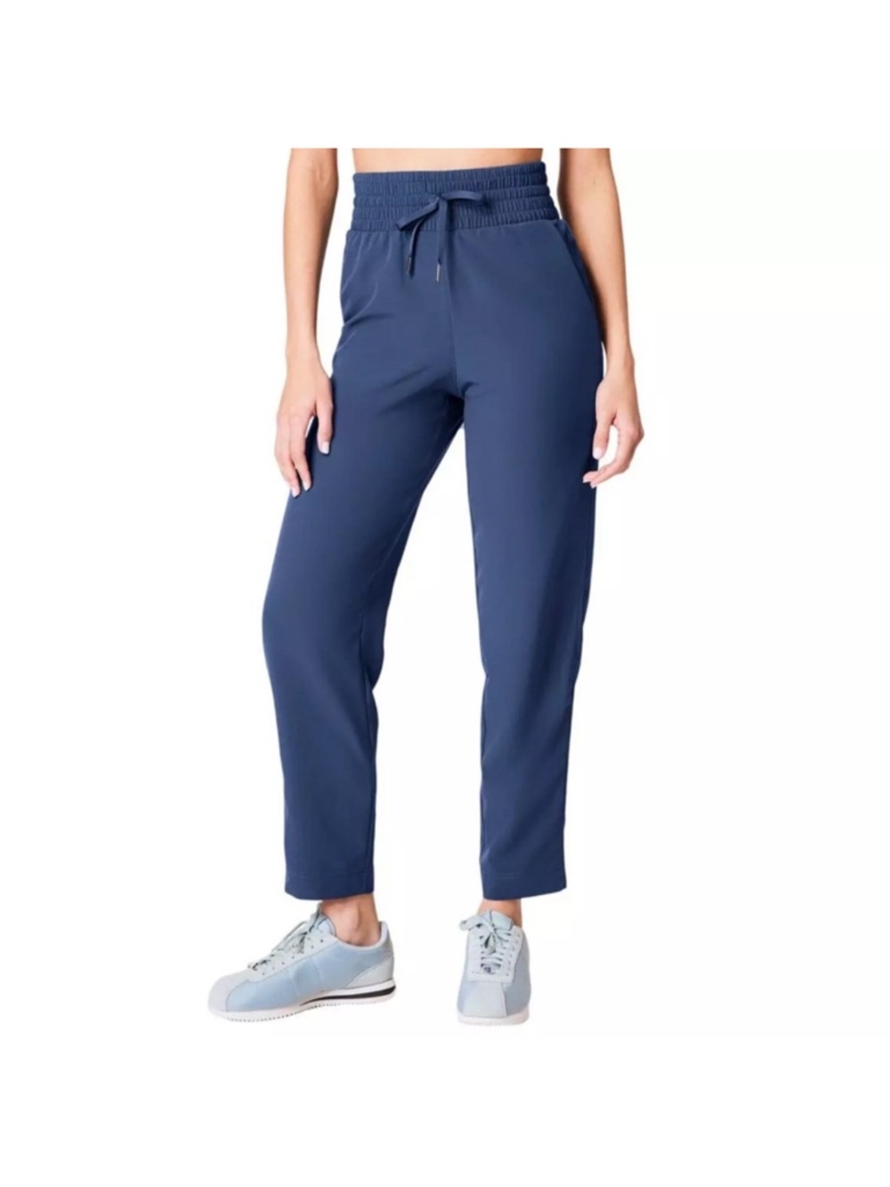 NWT SPANX On the Move Slim Pant in Faded Indigo Size S
